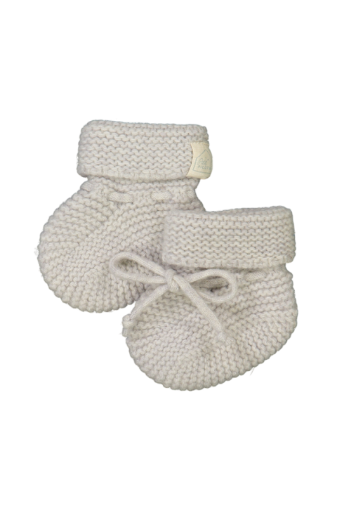 Suzon le chausson en maille tricoté pour bébé