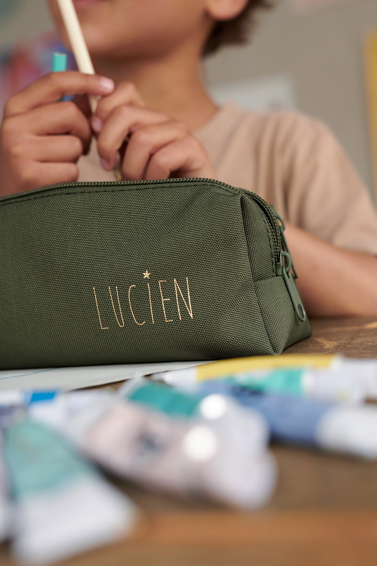 Ninon la trousse personnalisable en polyester recyclé