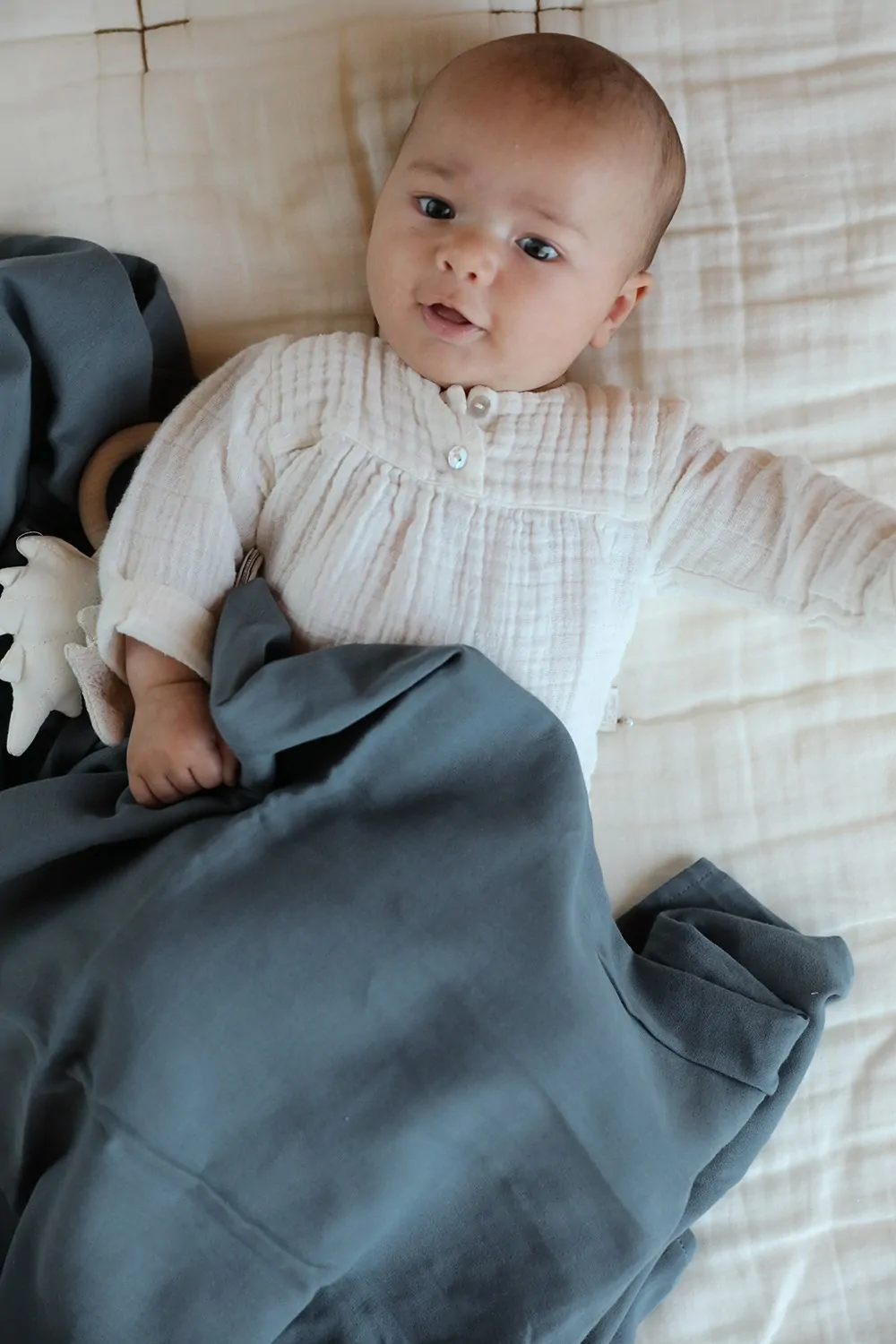 Le maxi lange pour bébé personnalisable en coton bio