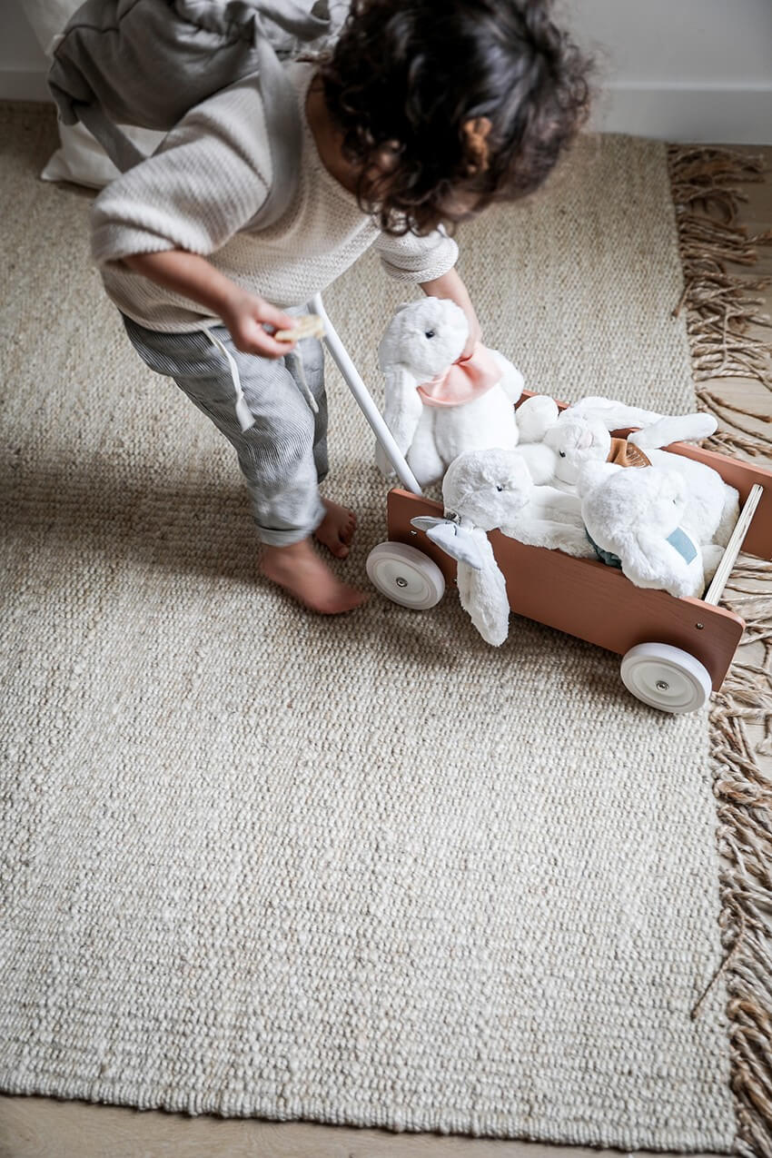 Chariot De Marche En Bois Jouet Bebe Eveil