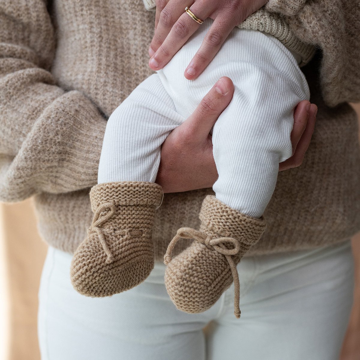 Chaussons en maille bébé by Gentil Coquelicot - Nova Mom
