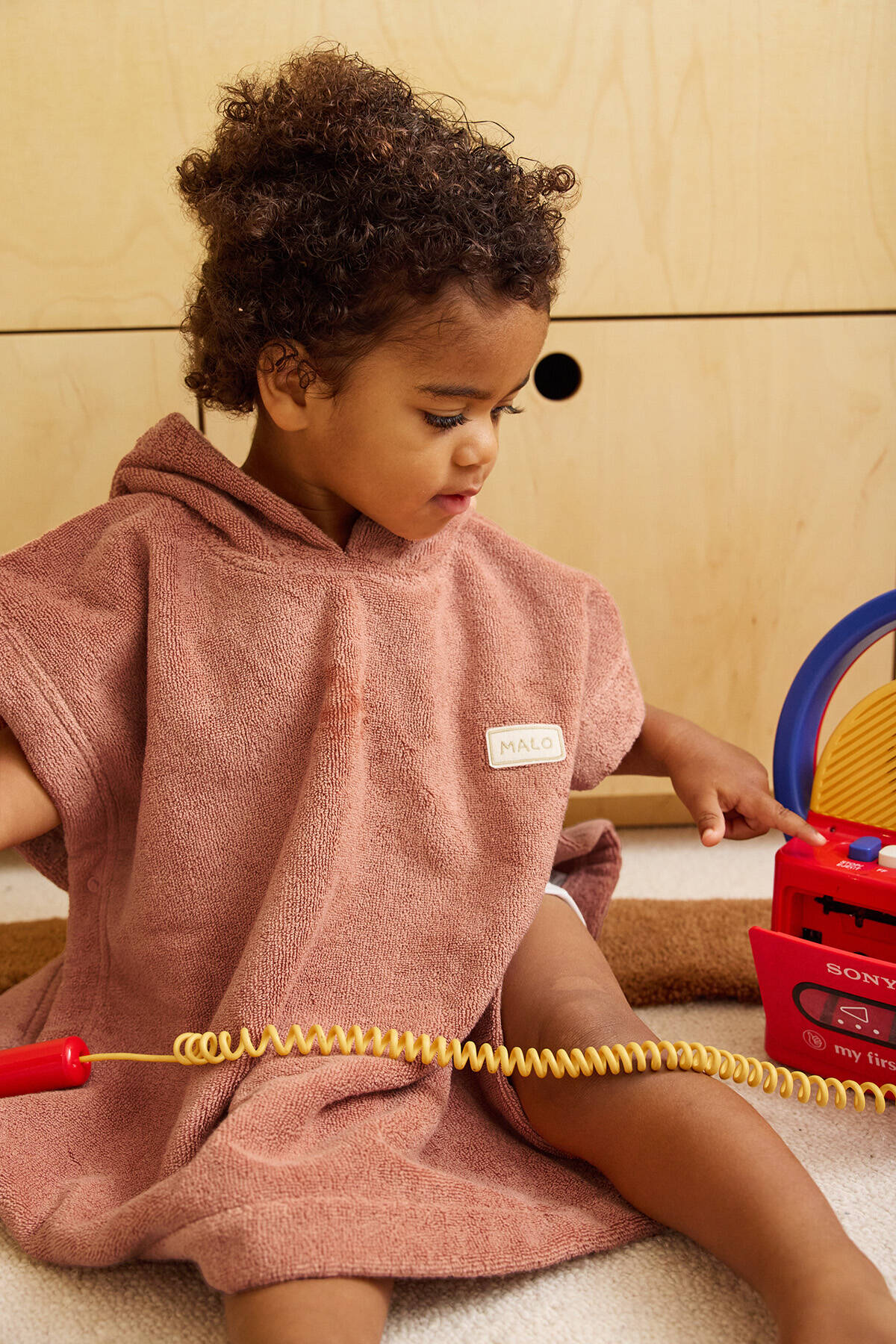 poncho de bain enfant personnalisé avec capuche