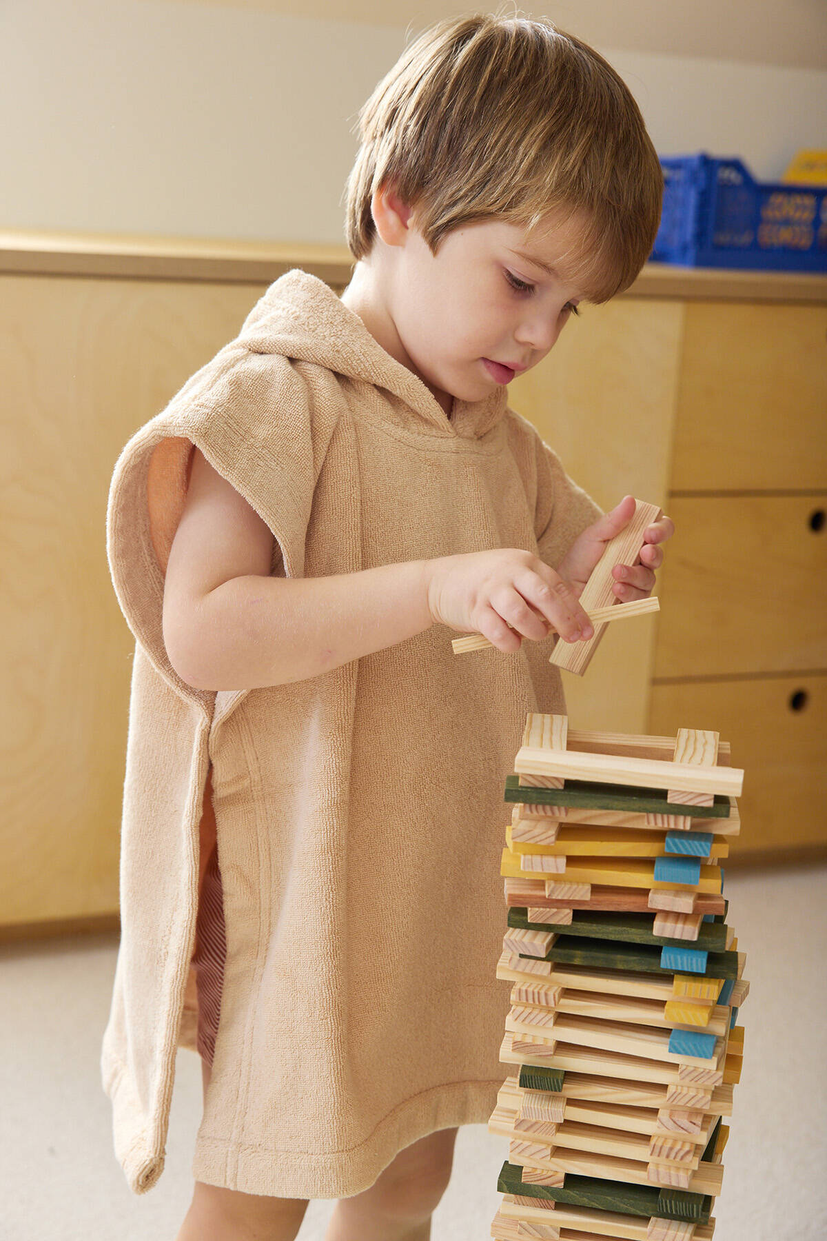 poncho de bain enfant personnalisé avec capuche