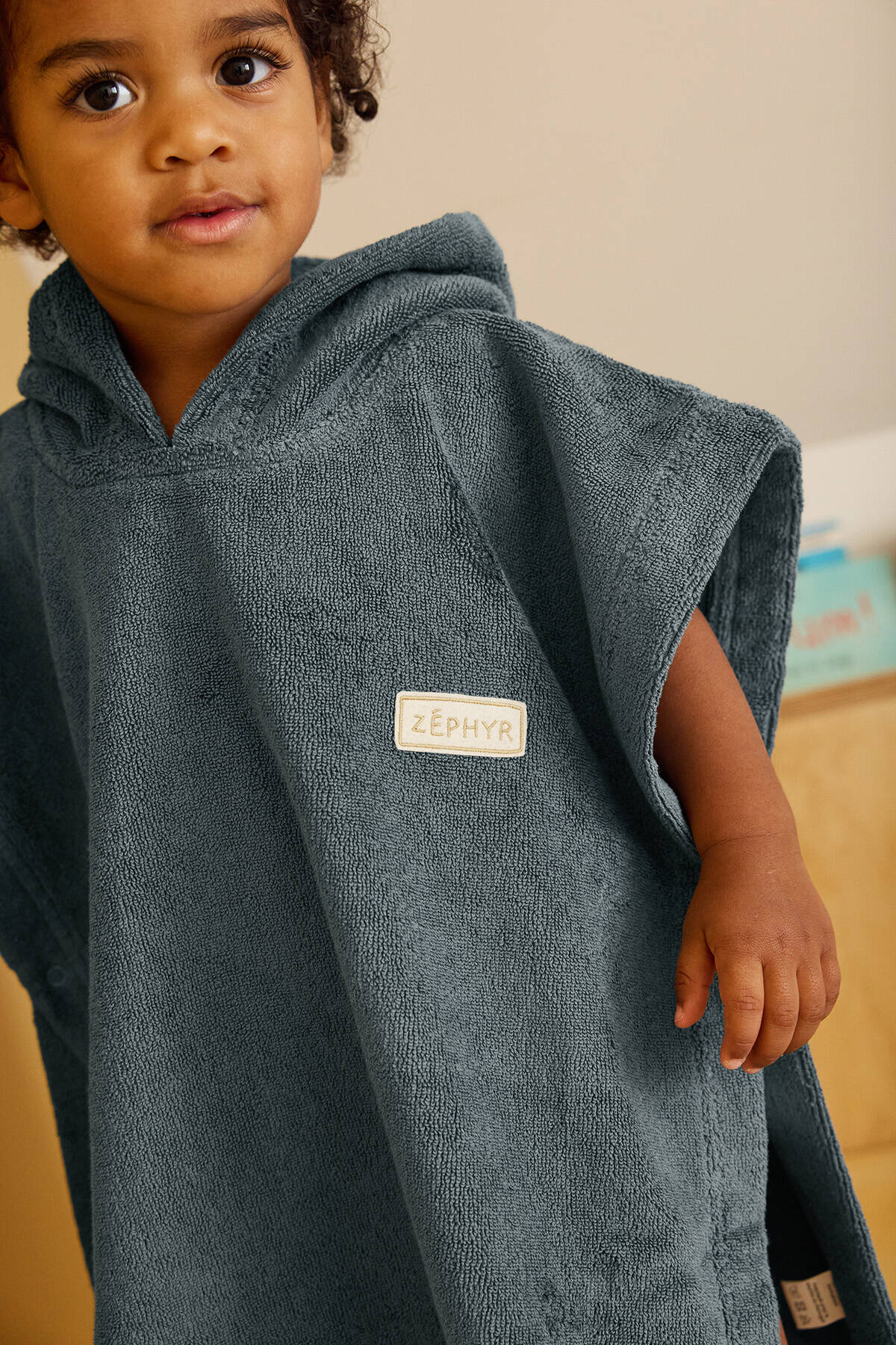 poncho de bain enfant personnalisé avec capuche