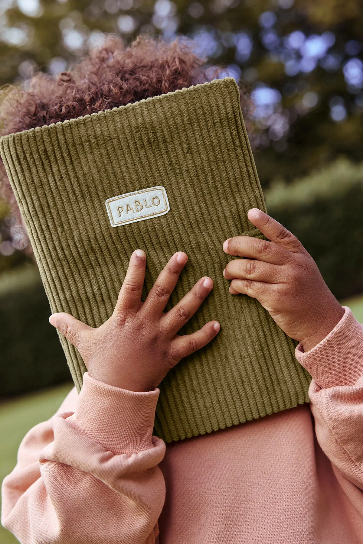 protège carnet de santé velours personnalisé