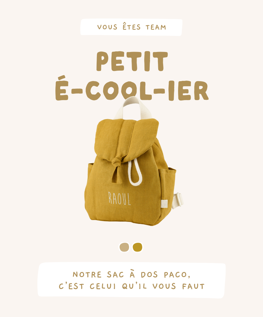 paco le sac à dos personnalisable