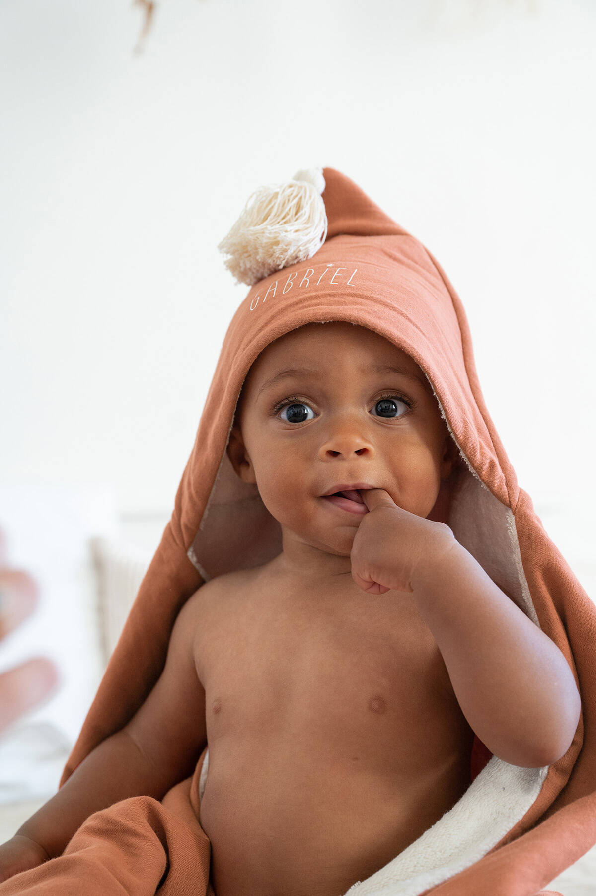 cape de bain personnalisée pour bébé