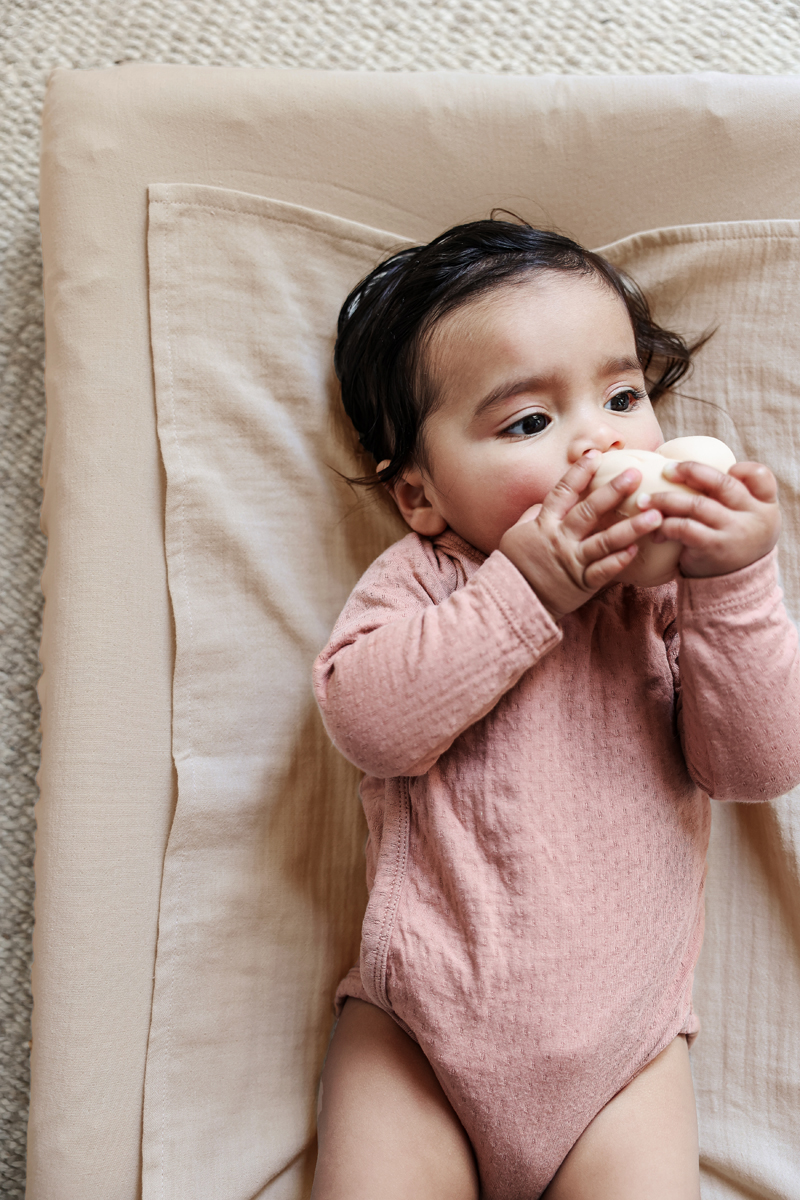 housse table à langer personnalisée pour bébé