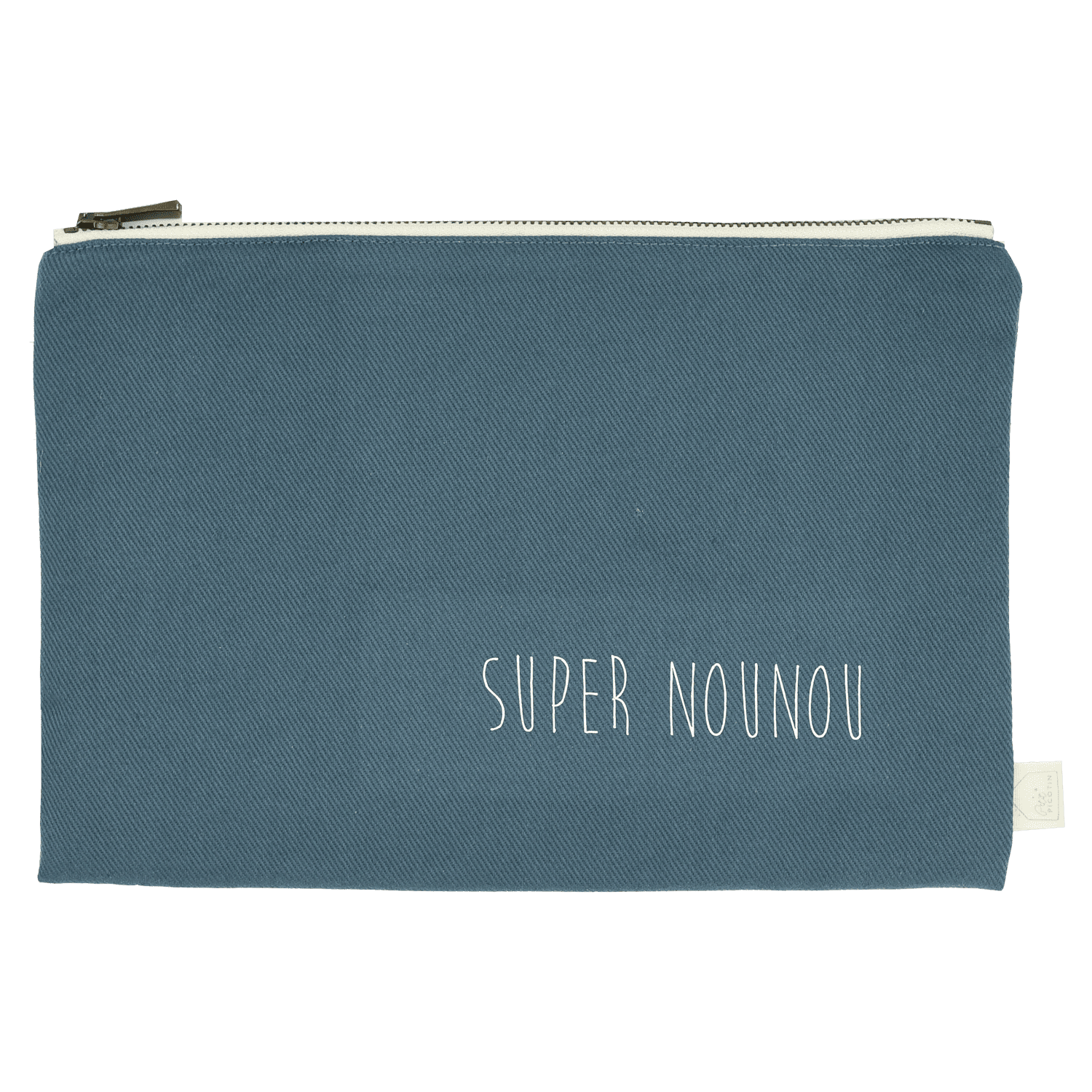 grand pochette personnalisée avec zip pour bébé