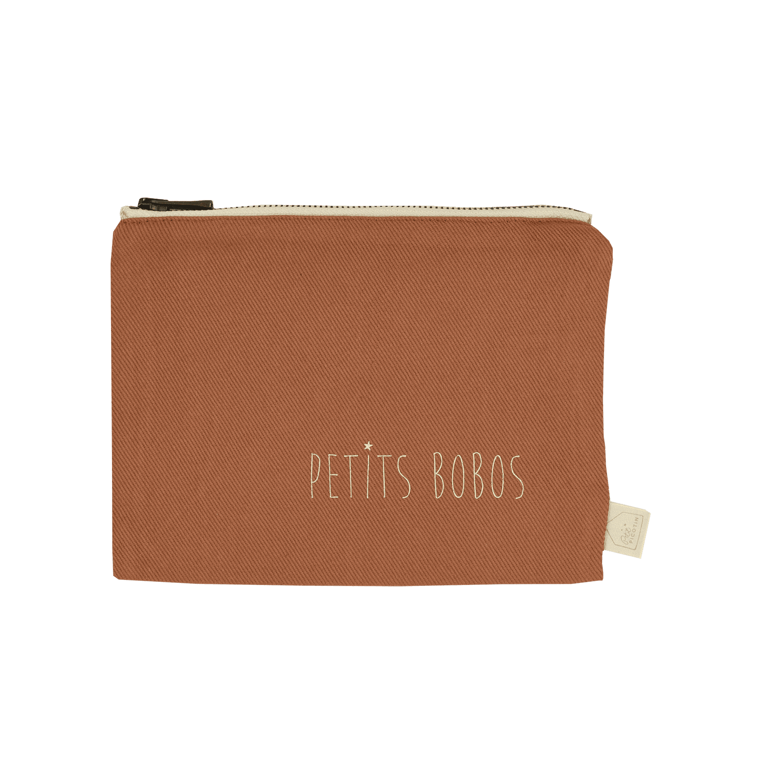 petite pochette personnalisée avec zip pour bébé