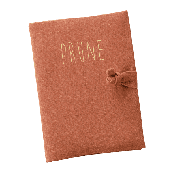 protège carnet de santé en lin personnalisé bébé