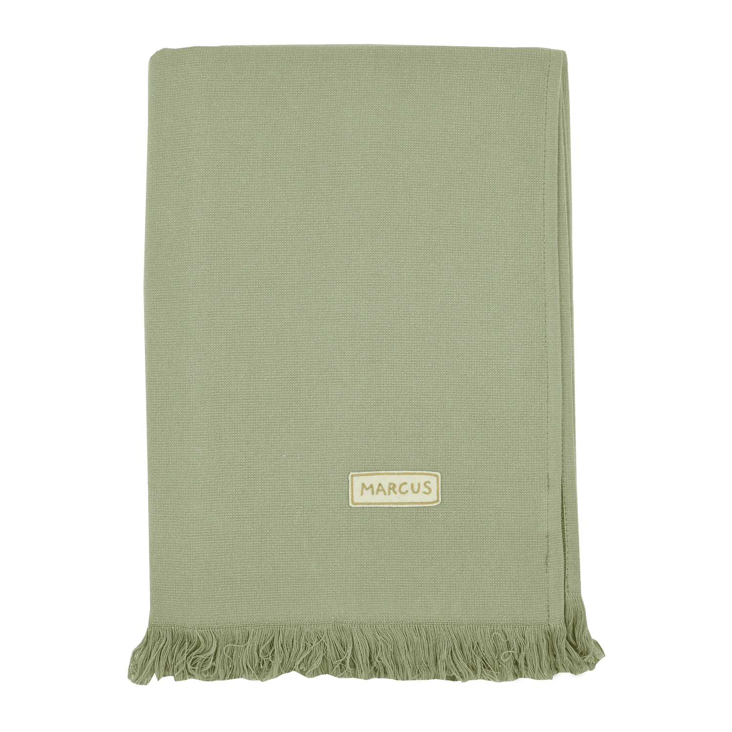 fouta adulte personnalisable avec patch brodé