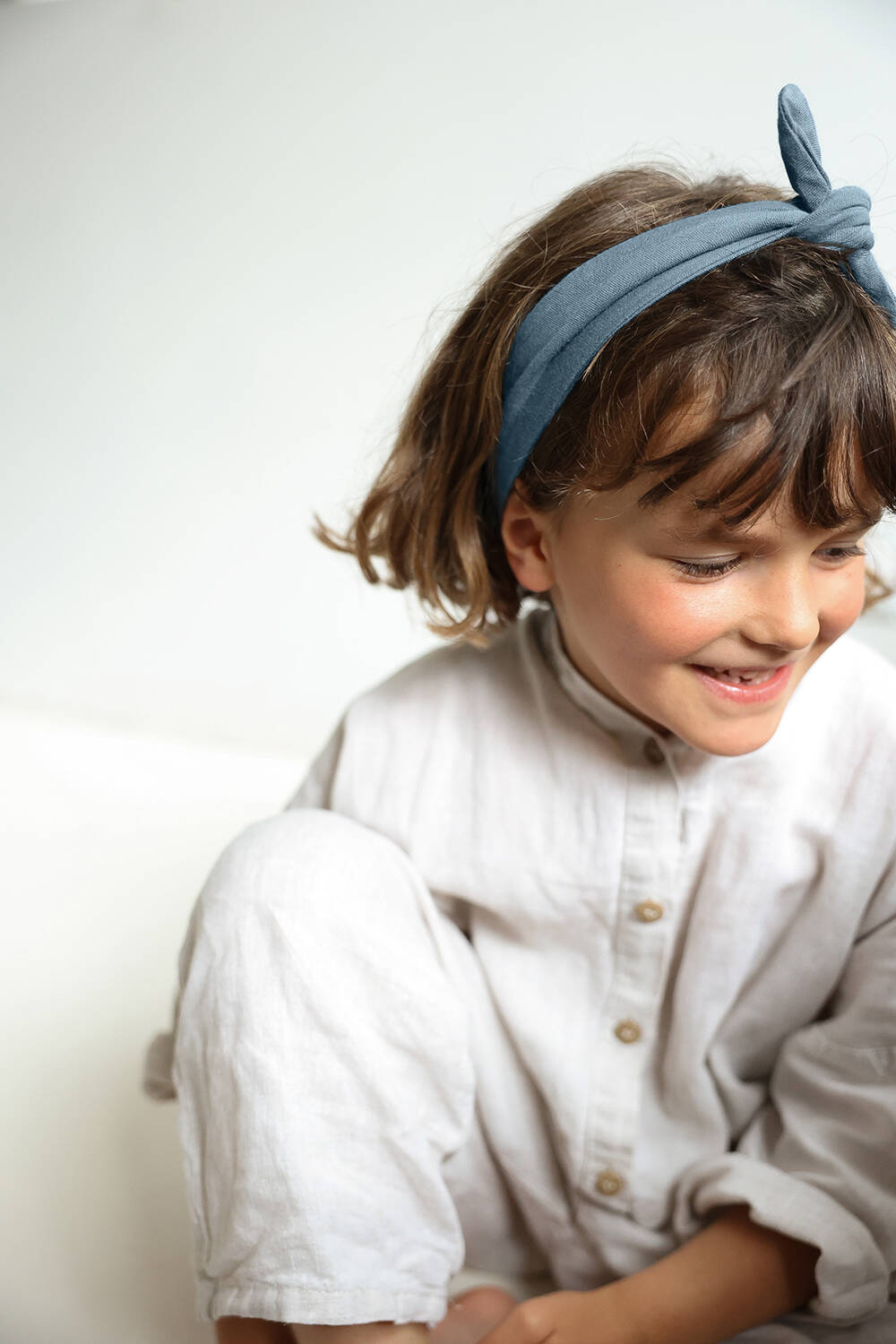 bandeau pour cheveux uni pour petite fille