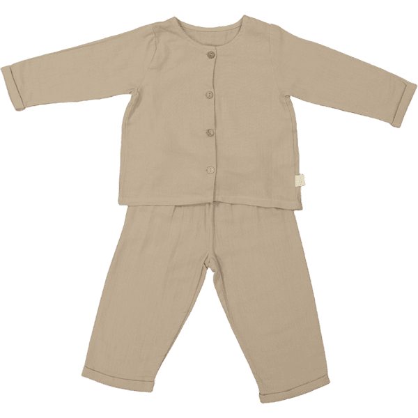 joli pyjama uni deux pièces en lin pour enfant