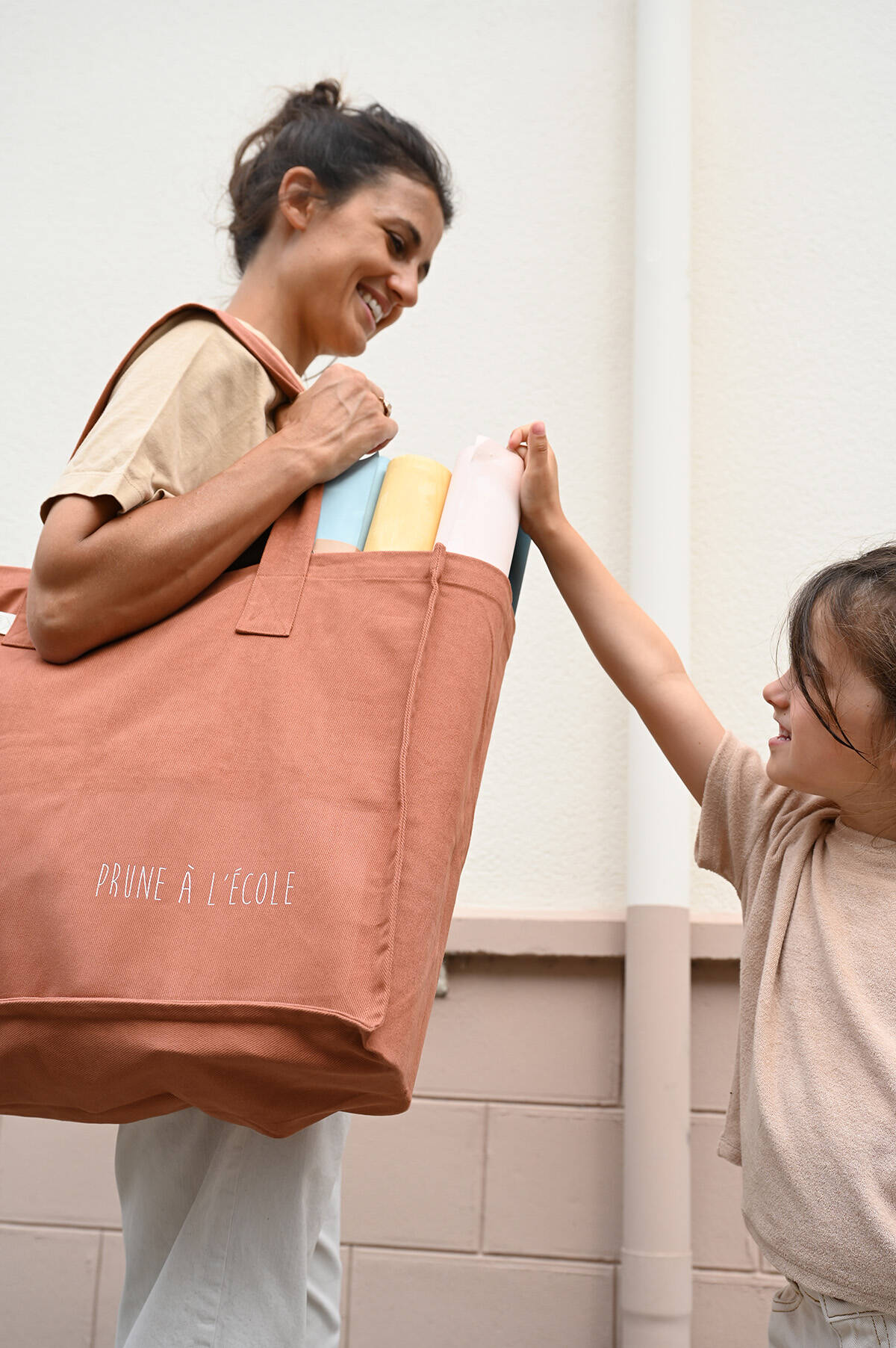 grand cabas personnalisé pour l'école