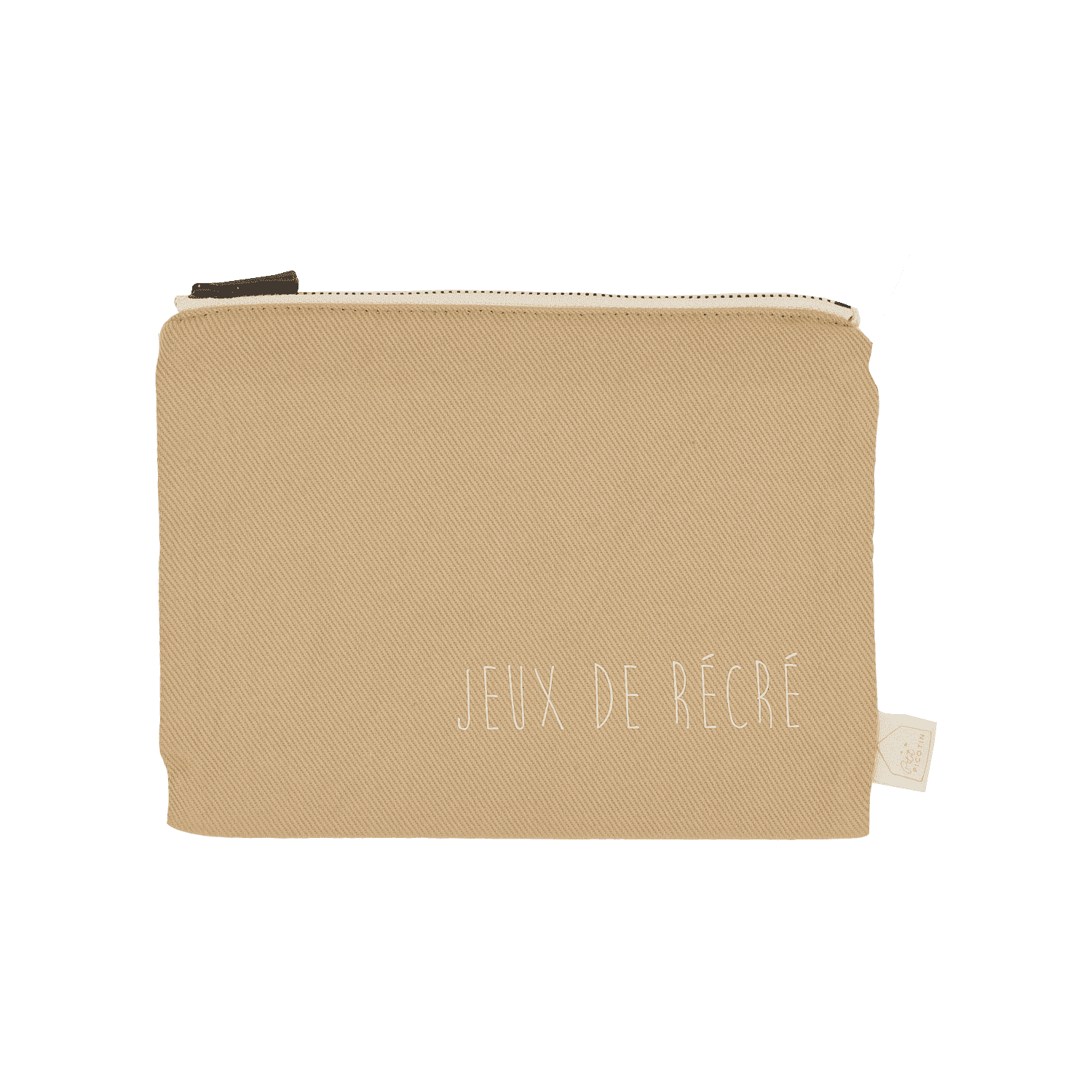 petite pochette personnalisée avec zip pour bébé