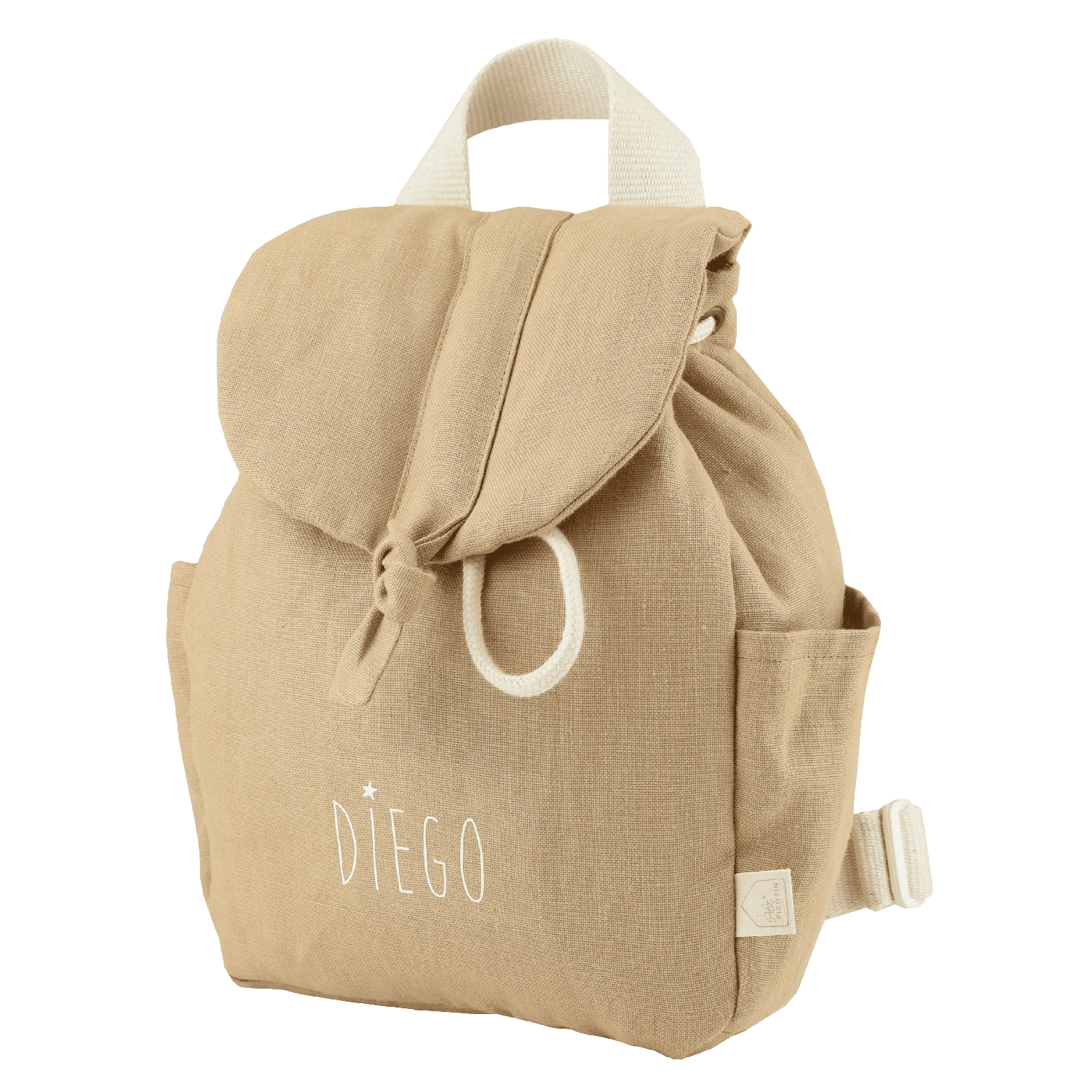 sac à dos en lin personnalisable pour bébé