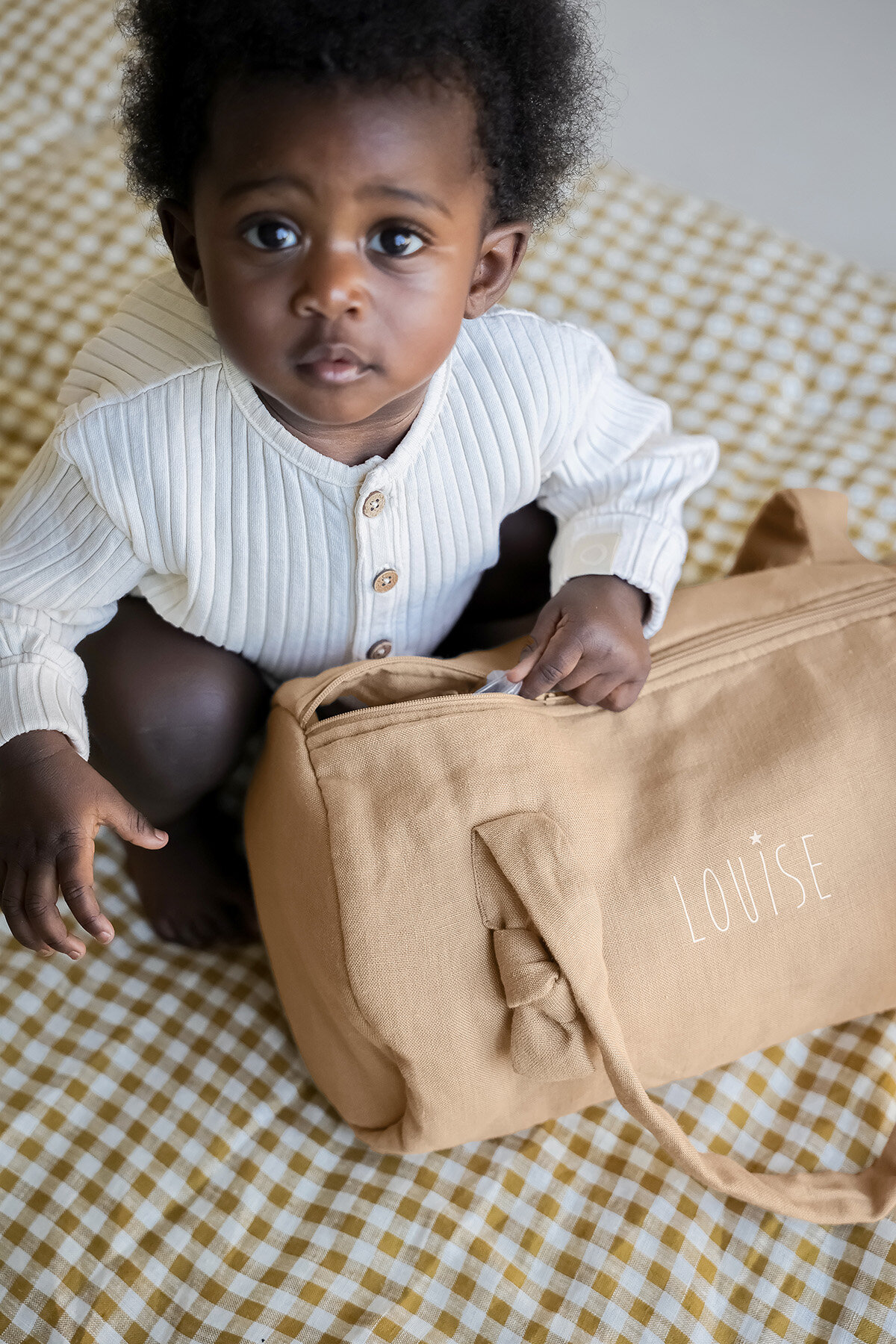 petit sac bowling personnalisé pour bébé