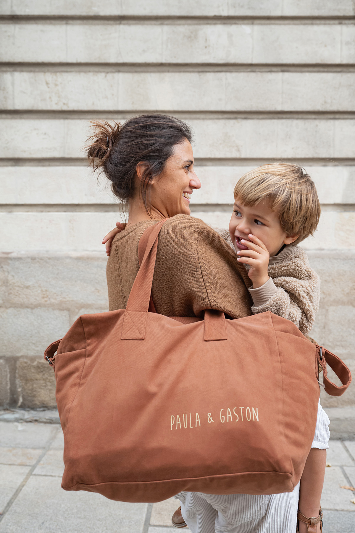 sac weekend famille personnalisable